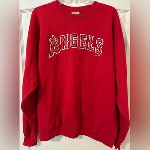 *Los Angeles Angel 2012 Vintage MLB Embroidered Red Sweater Men’s XL -*Must See*